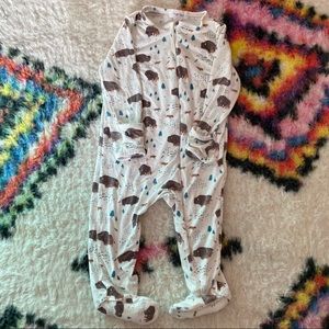 Angel dear buffalo print zip sleeper